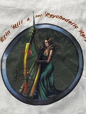 Erin Hill & Her Psychedelic Harp Preowned XL T-Shirt